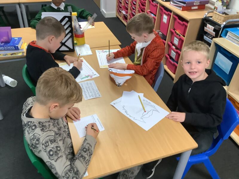 Image for the Tweet beginning: Class 8 are celebrating Roald